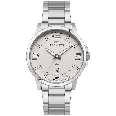Relógio Technos Masculino Racer Basico Prata - 2315lba-1b