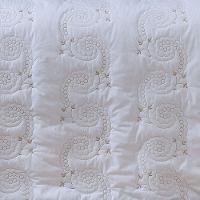 Cobre Leito + Jogo De Cama 7 Peças Queen Percal 200 Fios Mistral 100% Algodão - Branco - 9