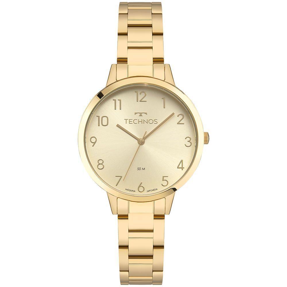 Relógio Technos Feminino Dress Dourado - 2035ndm-1x - 1