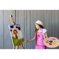 Kit 5 Telas De Pintura Comum 20x30 100% Algodão Pronta Branca N-a - 2