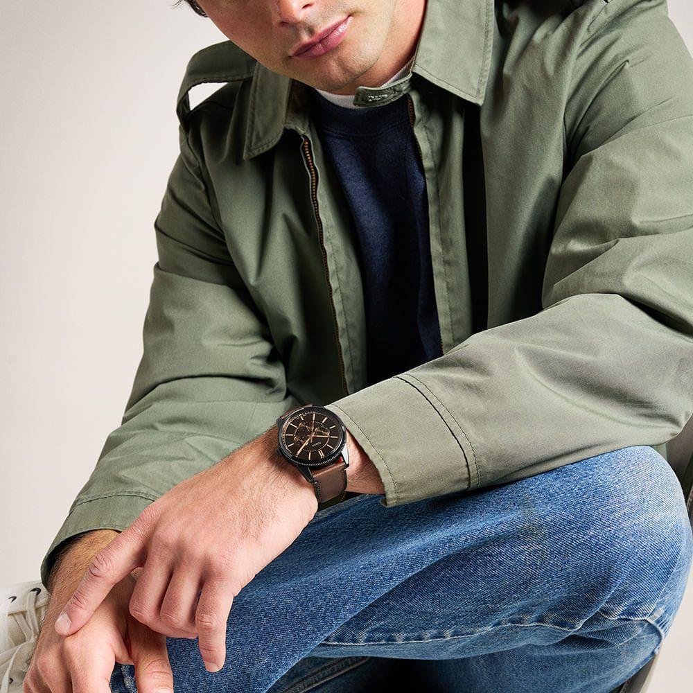 Relógio Fossil Masculino Pearson Preto - Fs6138-0mn Relógio Fossil Masculino Fossil Preto - Fs6138-0mn - 10