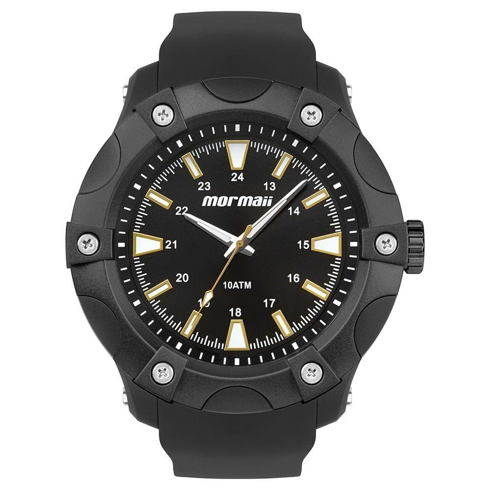 Relógio Mormaii Masculino Urban Preto - Mo2035lx-8p Mo2035lx-8p - 1