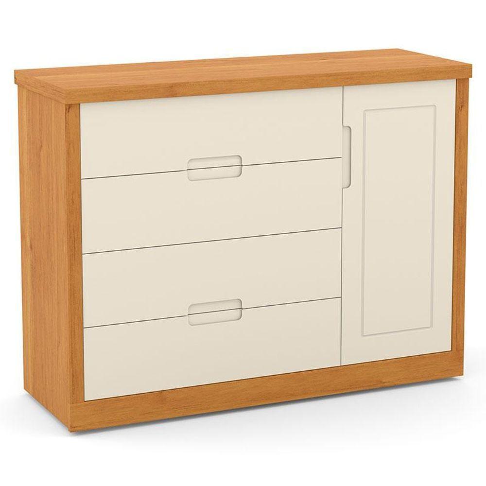 Berço Americano E Cômoda Infantil Tutto New Freijó Off White - Matic - 3