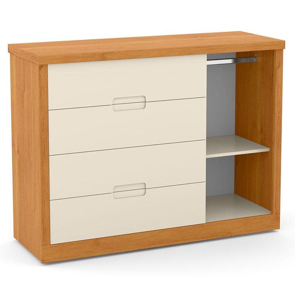 Berço Americano E Cômoda Infantil Tutto New Freijó Off White - Matic - 5