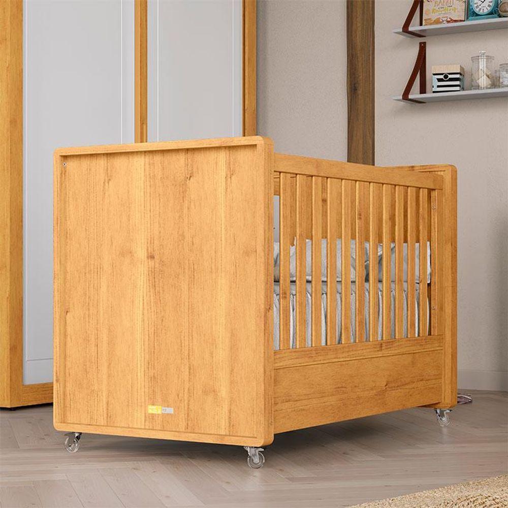 Berço Americano E Cômoda Infantil Tutto New Freijó Off White - Matic - 6