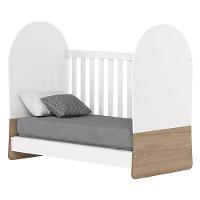 Guarda Roupa 3 Portas E Berço Mini Cama Magia Branco Jequitibá Hp Com Colchão 130x60 Tend Tudo Móveis - Henn