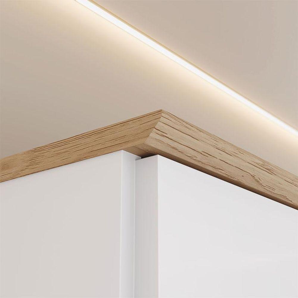 Berço Mini Cama E Guarda Roupa Magia Branco Jequitibá Hp - Henn - 8