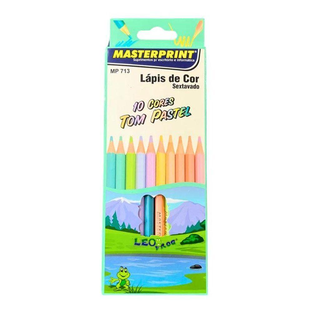 Kit Lápis De Cor Sextavado 44 Cores - Masterprint - 3