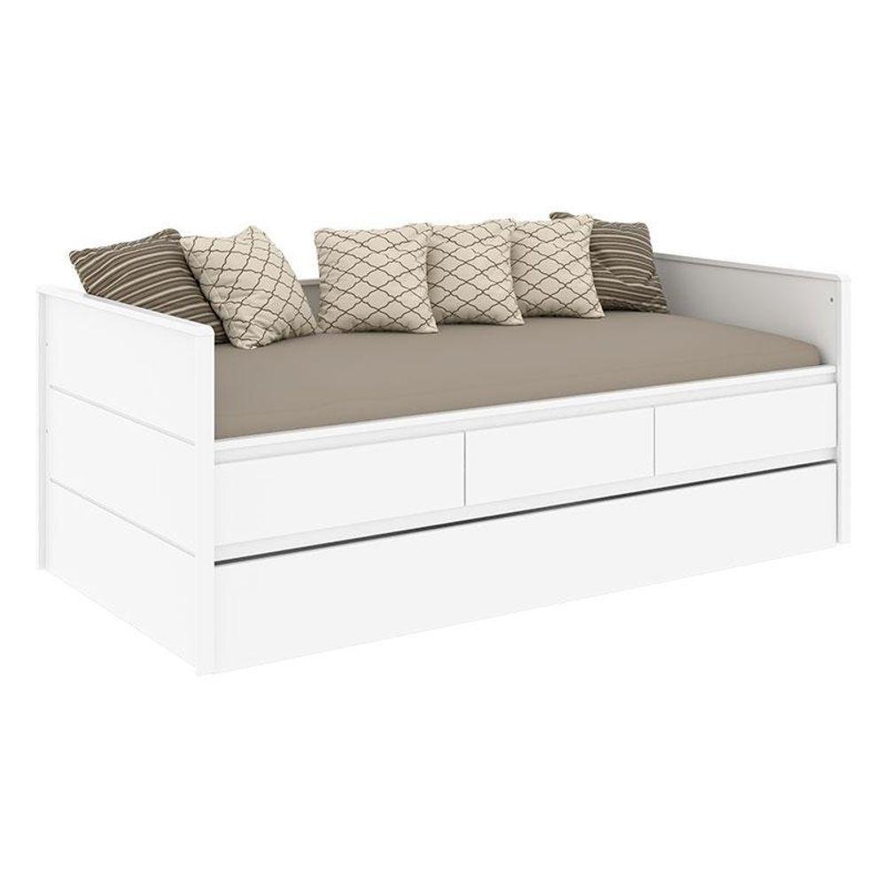 Bicama Babá Ambiente Lais Branco Acetinado - Carolina - 2