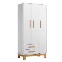 Quarto De Bebê Q Encanto Slim Branco Acetinado Com Colchão Tend Tudo - Qmovi - 6