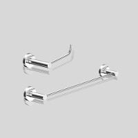 Kit De Acessórios Para Banheiro Alto Brilho 2 Peças Grego Metal 2010at - 3