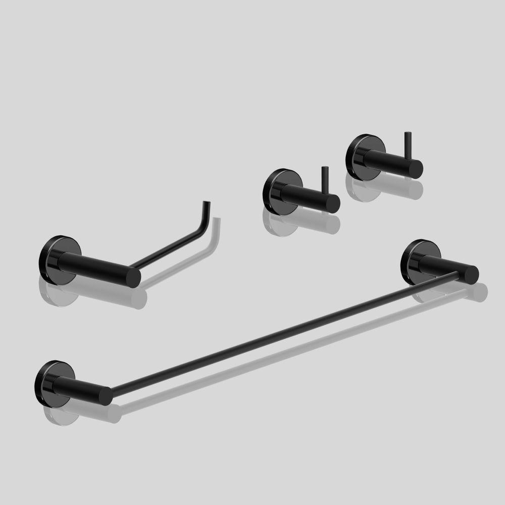 Kit De Acessórios Para Banheiro 4 Peças Grego Metal 2050at - 3