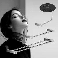 Kit Acessórios Para Banheiro Escovado 3 Peças Grego Metal 2040tr - 2