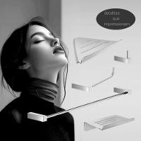 Kit Acessórios Para Banheiro Alto Brilho 5 Peças Grego Metal 2102tr - 2