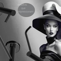 Kit Acessório Para Banheiro Preto Fosco 3 Peças Grego Metal 2030at - 2