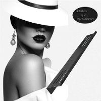 Prateleira Suporte Duplo Para Banheiro Preto Fosco Grega Aço Inox 40cm - 2