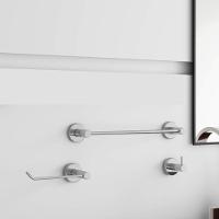 Kit Acessório Para Banheiro Escovado 3 Peças Grego Metal 2030at