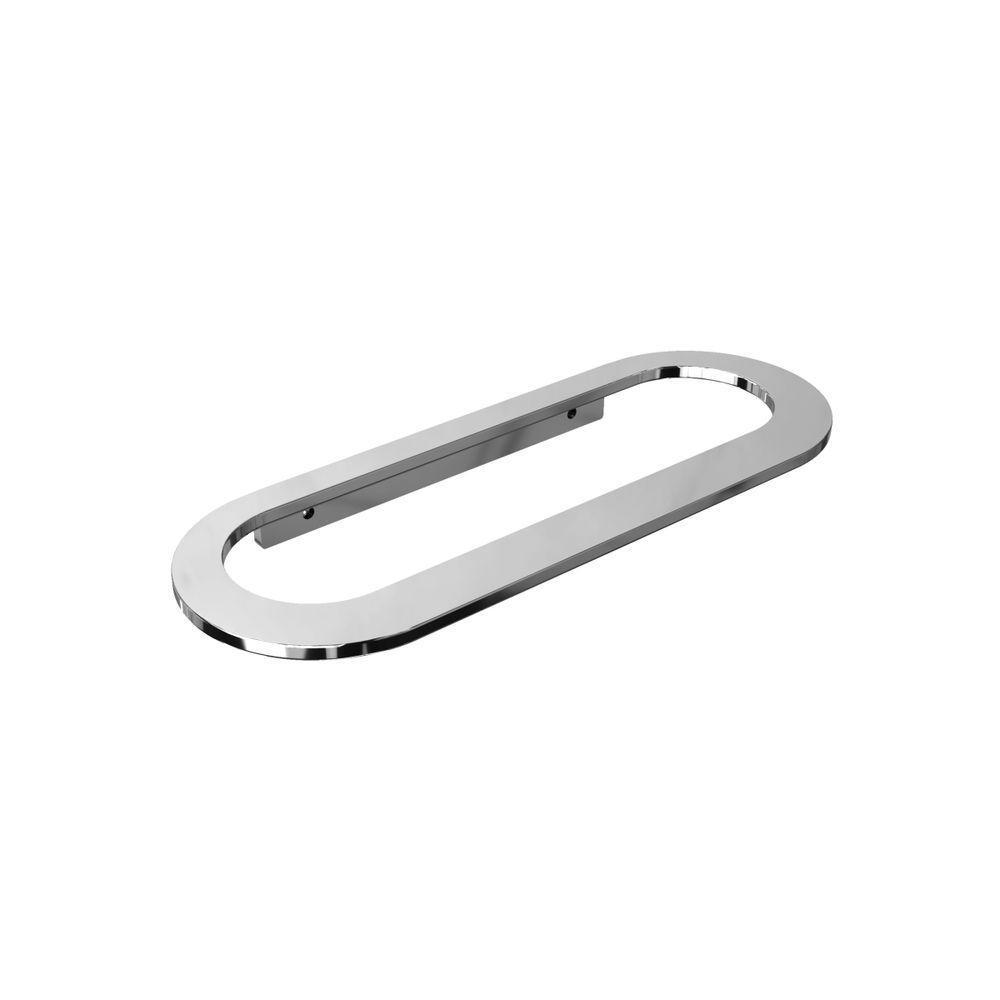 Porta Toalha Toalheiro Para Banheiro Escovado Agata 35cm - 1