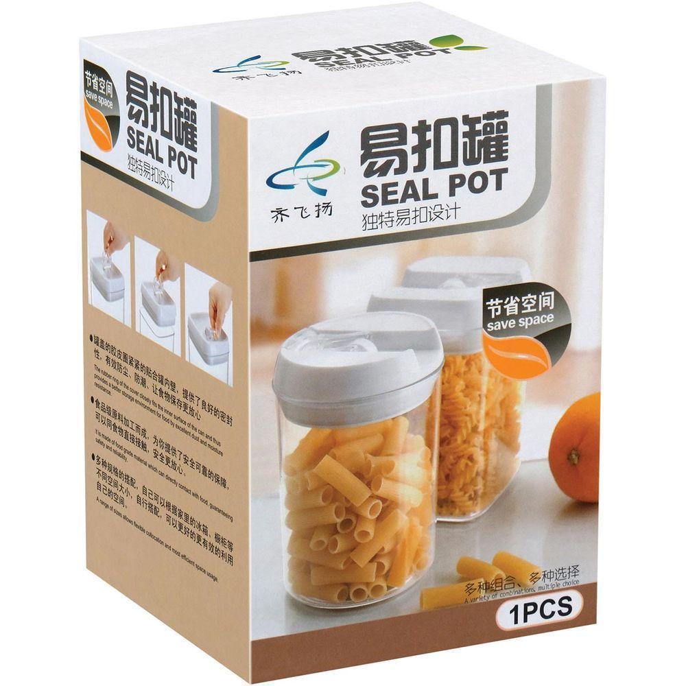 Pratik Pote 16X10X10Cm 800Ml Plástico Transp Hermético - 2