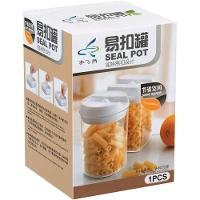 Pratik Pote 16X10X10Cm 800Ml Plástico Transp Hermético