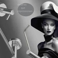 Kit De Acessórios Para Banheiro Escovado 2 Peças Grego Metal 2010at - 2