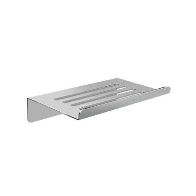 Saboneteira Para Banheiro Escovado Grega Aço Inox 14cm