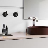 Cabide Gancho Para Banheiro Preto Fosco Atenas Grego Metal - 3