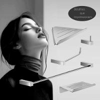 Kit Acessórios Para Banheiro Escovado 5 Peças Grego Metal 2102tr - 2