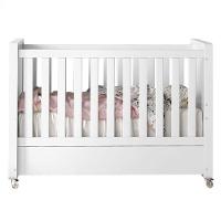 Berço Tutto New E Cômoda Infantil Mississipi Ambiente Branco Fosco - Matic