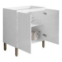 Balcão 2 Portas 80 Cm Art 6005 Branco ártico - Kits Paraná - 3