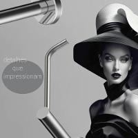 Porta Papel Higiênico Para Banheiro Escovado Atenas Grego Metal - 2