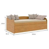 Bicama Babá Ambiente Ariel Cinamomo - Carolina - 4