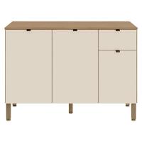 Balcão De Cozinha Vert Plus 3 Portas 1 Gaveta 120 Cm Freijó Soft - Kits Paraná - 3