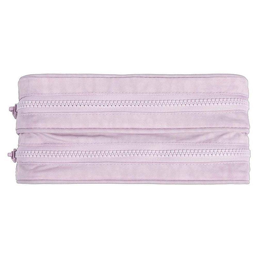 Estojo Escolar Infantil Duplo Happy Lilás - Tilibra - 3