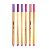 Caneta Fineliner 0.4mm Point 88 6 Tons De Rosa E Roxo - Stabilo - 1
