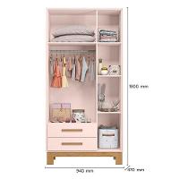 Quarto De Bebê Q Encanto Slim Rosa Acetinado Com Colchão Tend Tudo - Qmovi - 5