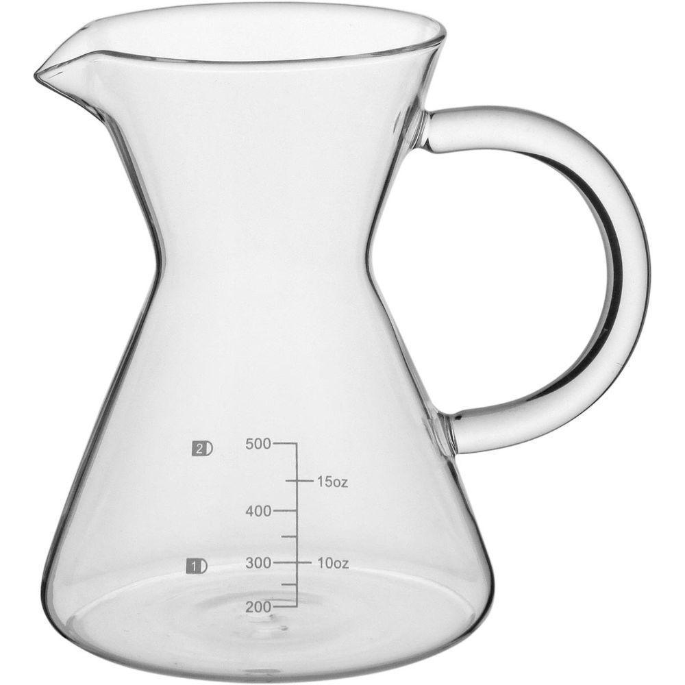 Kanne Cafeteira Com Filtro 16X16X12Cm 500Ml Borosilicato Transp - 5
