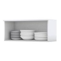 Balcão Com Tampo Nature E Armário 40cm Com Armário 1 Porta 80cm Americana Branco Hp - Henn - 7