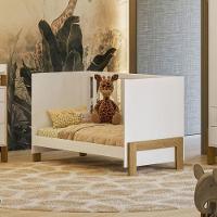Berço Americano Mini Cama Fantasia 4300 Branco Acetinado Com Colchão Gazin - Qmovi - 6