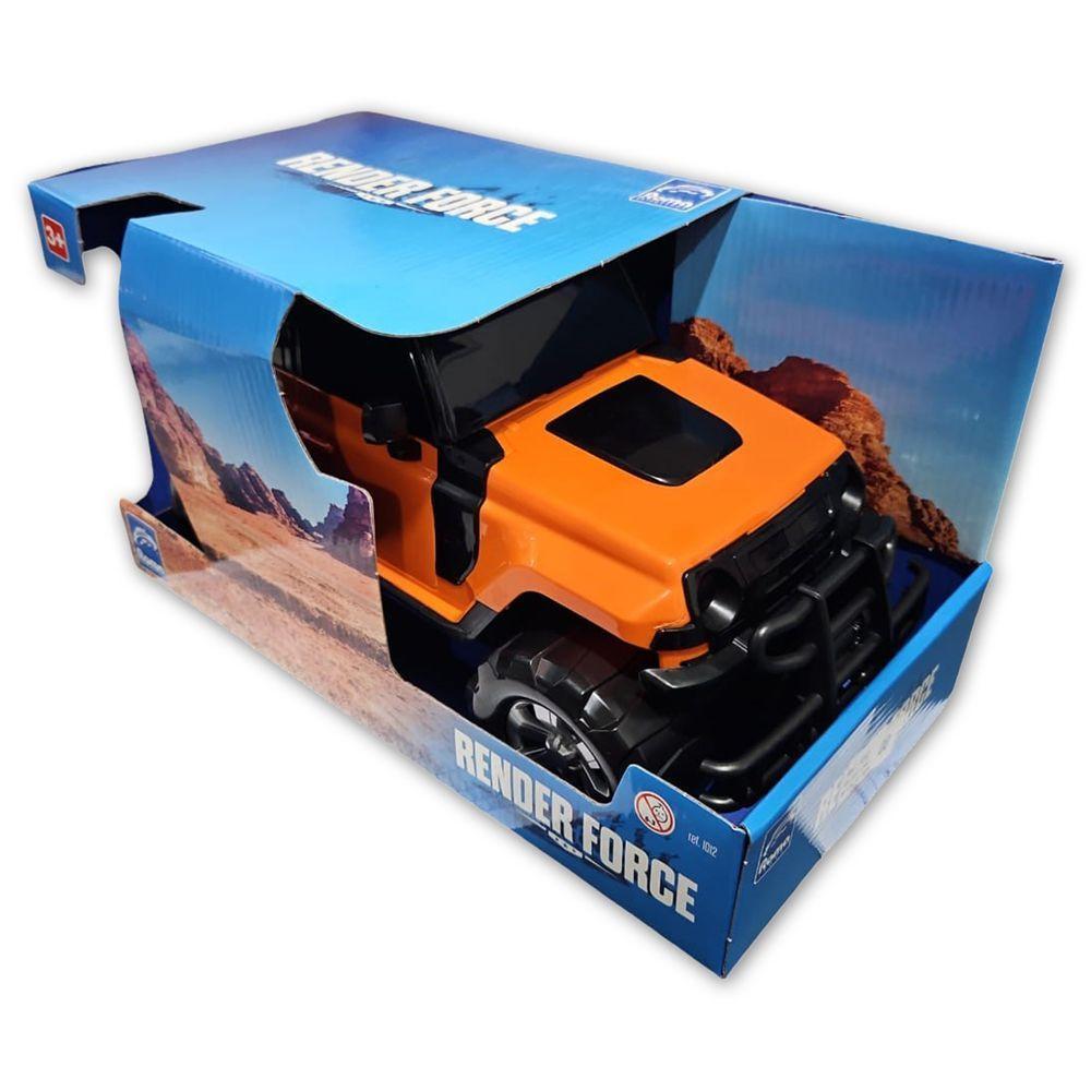 Carrinho Jeep 4x4 Caminhonete Render Force Jipe Cores Laranja - 2