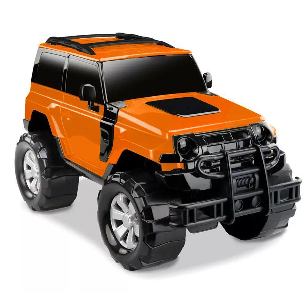 Carrinho Jeep 4x4 Caminhonete Render Force Jipe Cores Laranja - 3