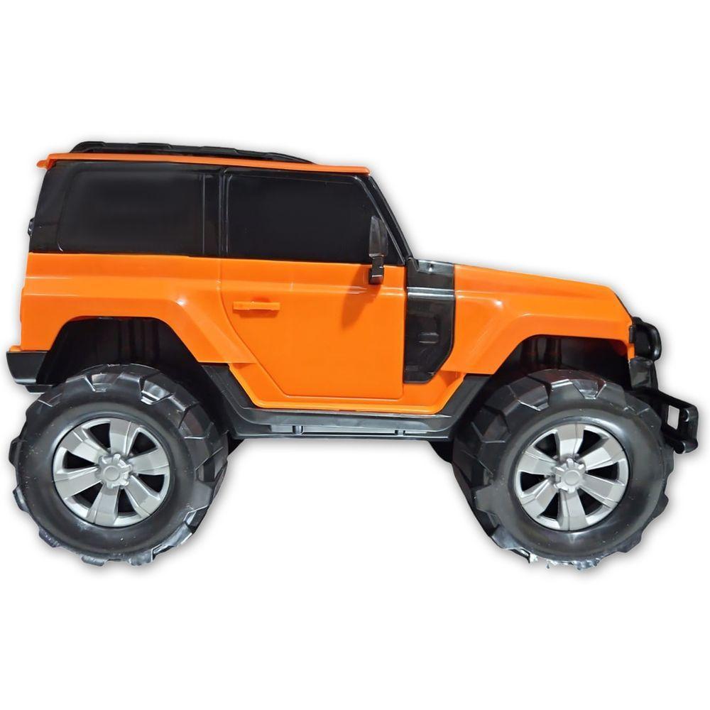 Carrinho Jeep 4x4 Caminhonete Render Force Jipe Cores Laranja - 5