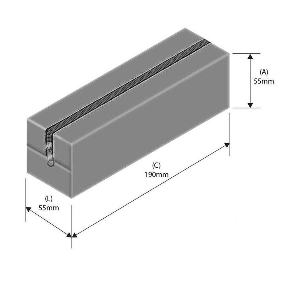 Estojo Escolar Infantil Académie Coração Metalizado Rosa - Tilibra - 4
