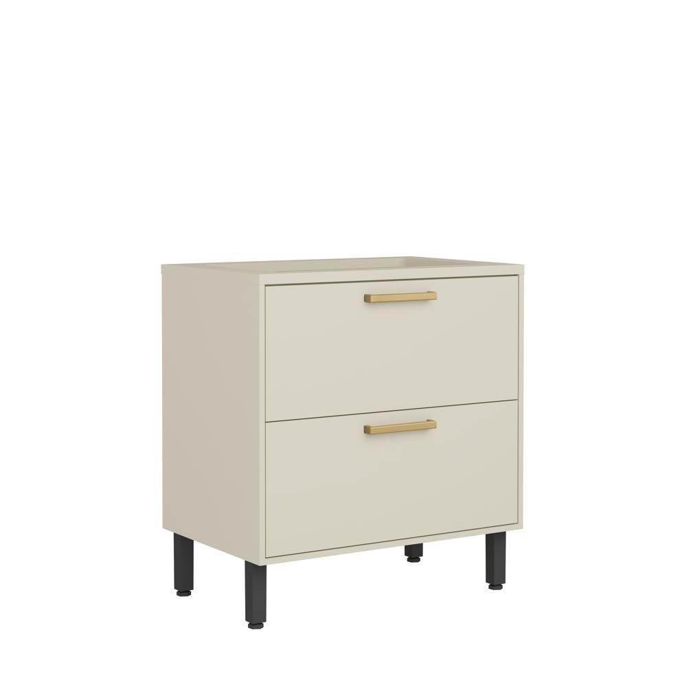 Balcão Cooktop Gavetão E Porta Basculante Arenas Bertolini Areia - 1