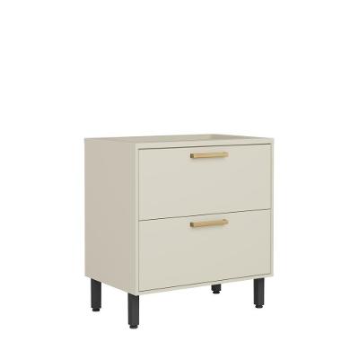 Balcão Cooktop Gavetão E Porta Basculante Arenas Bertolini Areia