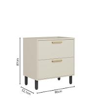 Balcão Cooktop Gavetão E Porta Basculante Arenas Bertolini Areia - 2