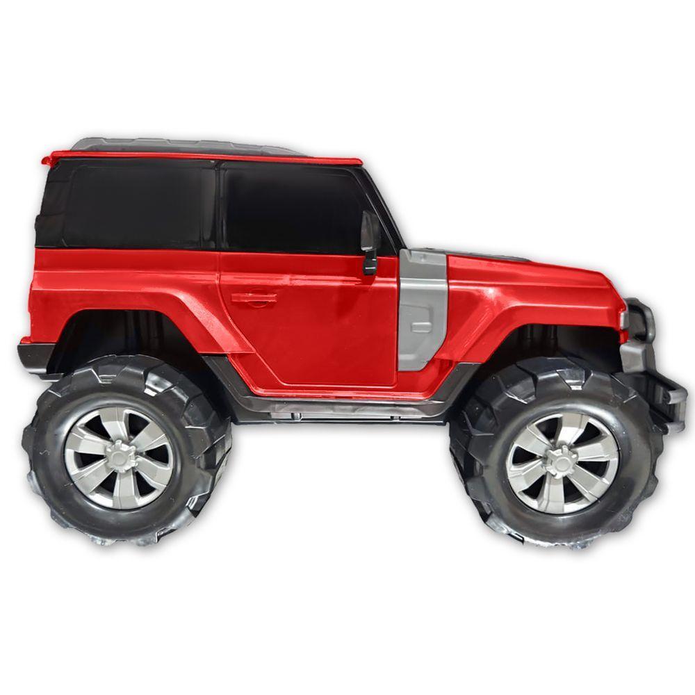 Carrinho Jeep 4x4 Caminhonete Render Force Jipe Cores Vermelho - 4