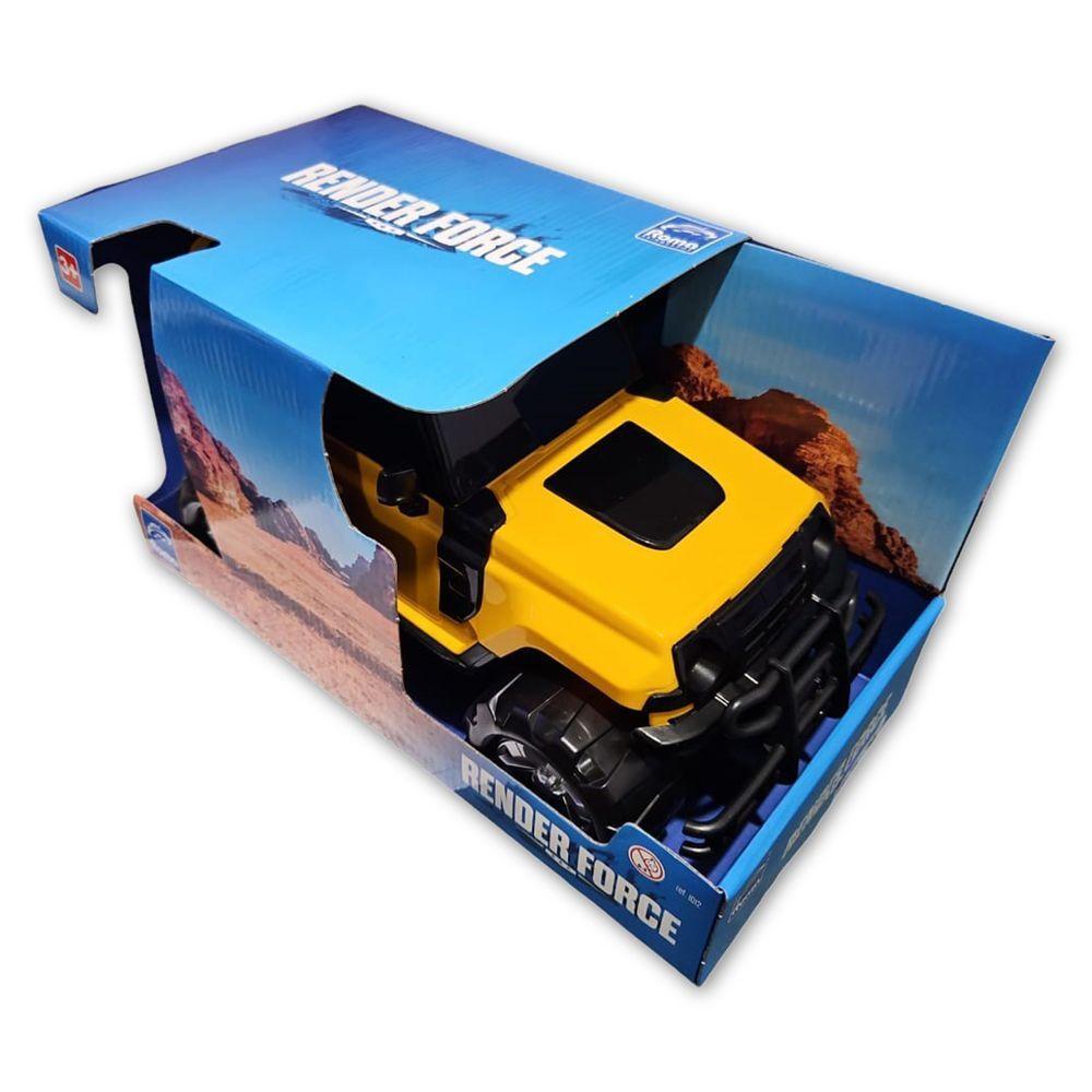 Carrinho Jeep 4x4 Caminhonete Render Force Jipe Cores Amarelo - 5