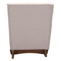 Poltrona Amamentação Aquila Plus Com Puff Linho Bege - Fratello