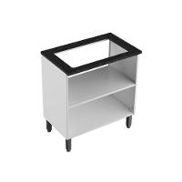 Balcão De Aço Para Cooktop 2 Portas Branco Gourmet Bertolini Branco - 3